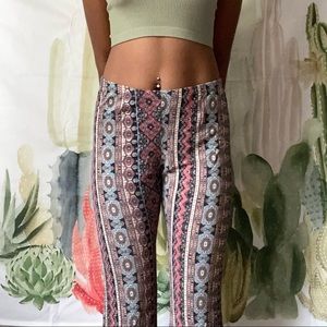 boho flared pants
